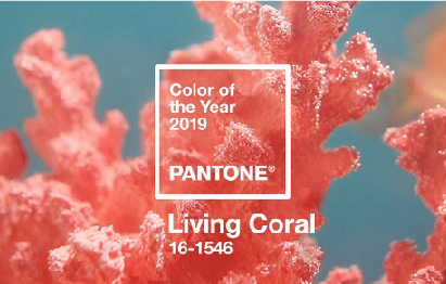PANTONE发布2019流行色——珊瑚色